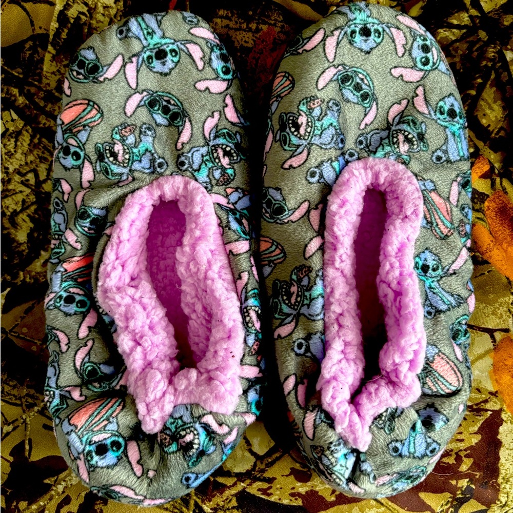 Disney stitch slippers